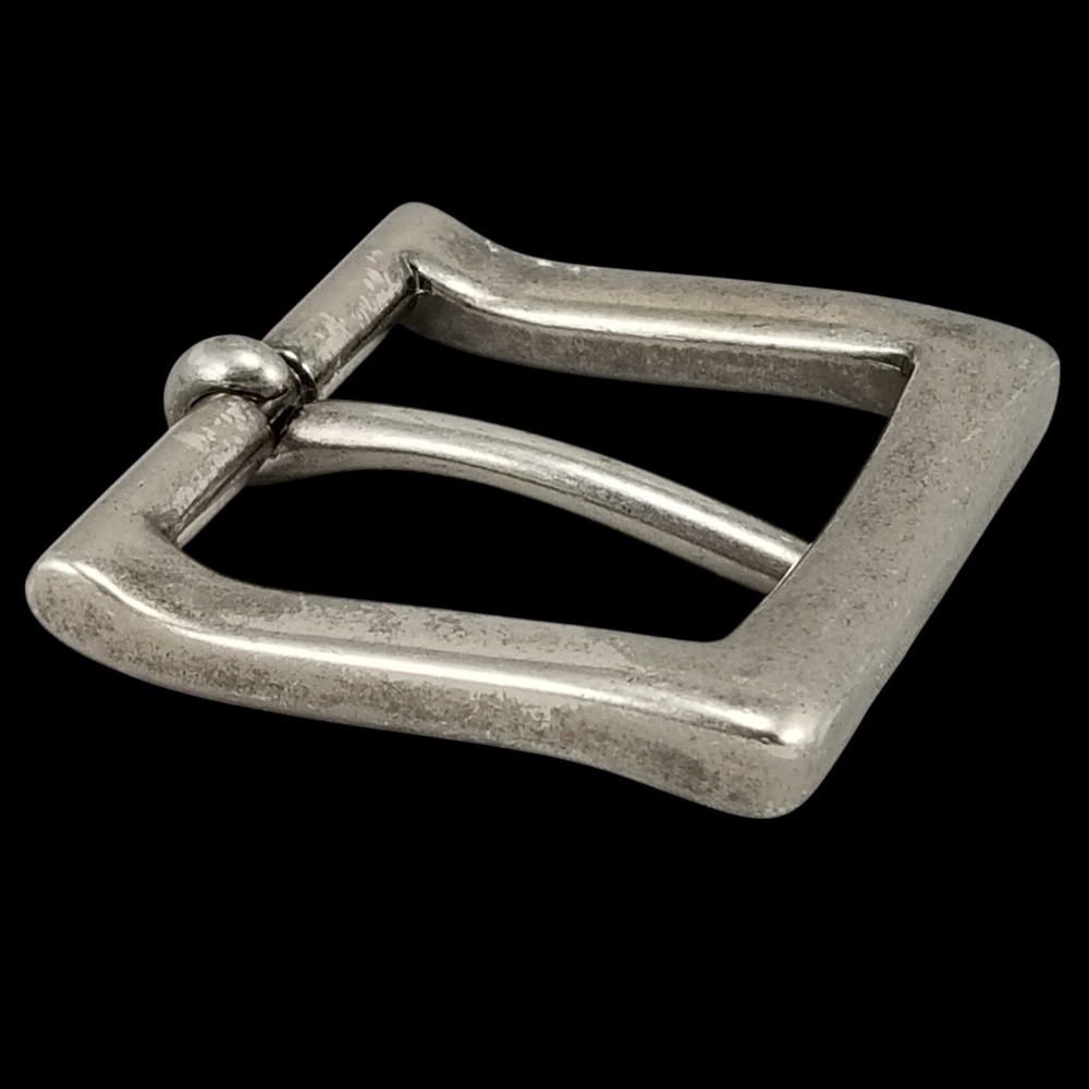 Harley Davidson Belt Buckle, Silver Tone Rectangular, USA Made - Picture 7 of 9